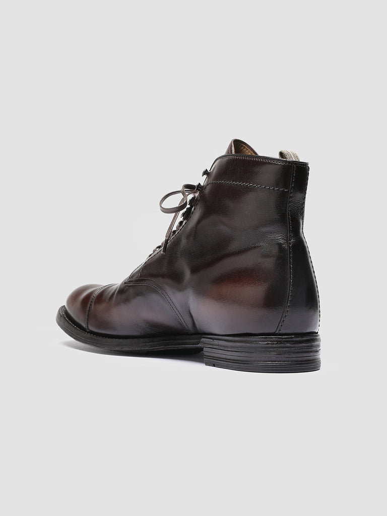Men's Brown Leather Boots ANATOMIA 016 – Officine Creative EU