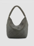 OC CLASS 9 - Green Woven Leather Tote Bag  Officine Creative - 4