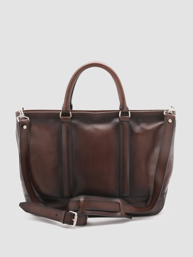QUENTIN 008 - Brown Leather Tote Bag  Officine Creative - 4