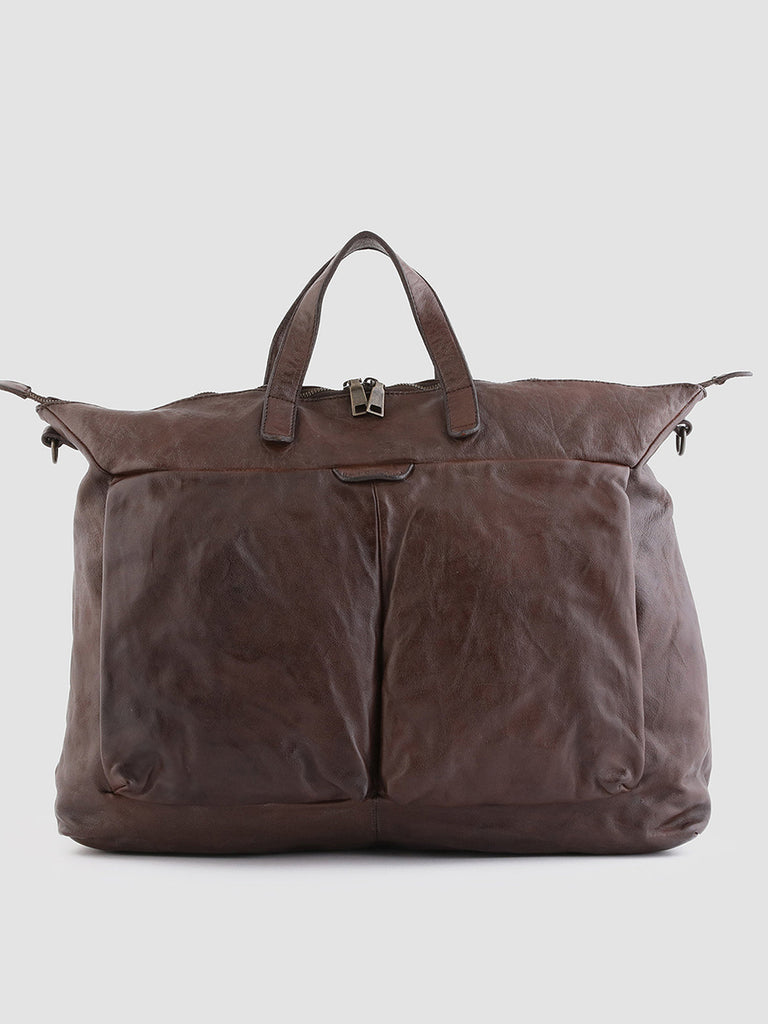 HELMET 26 - Brown Leather Tote Bag  Officine Creative - 1