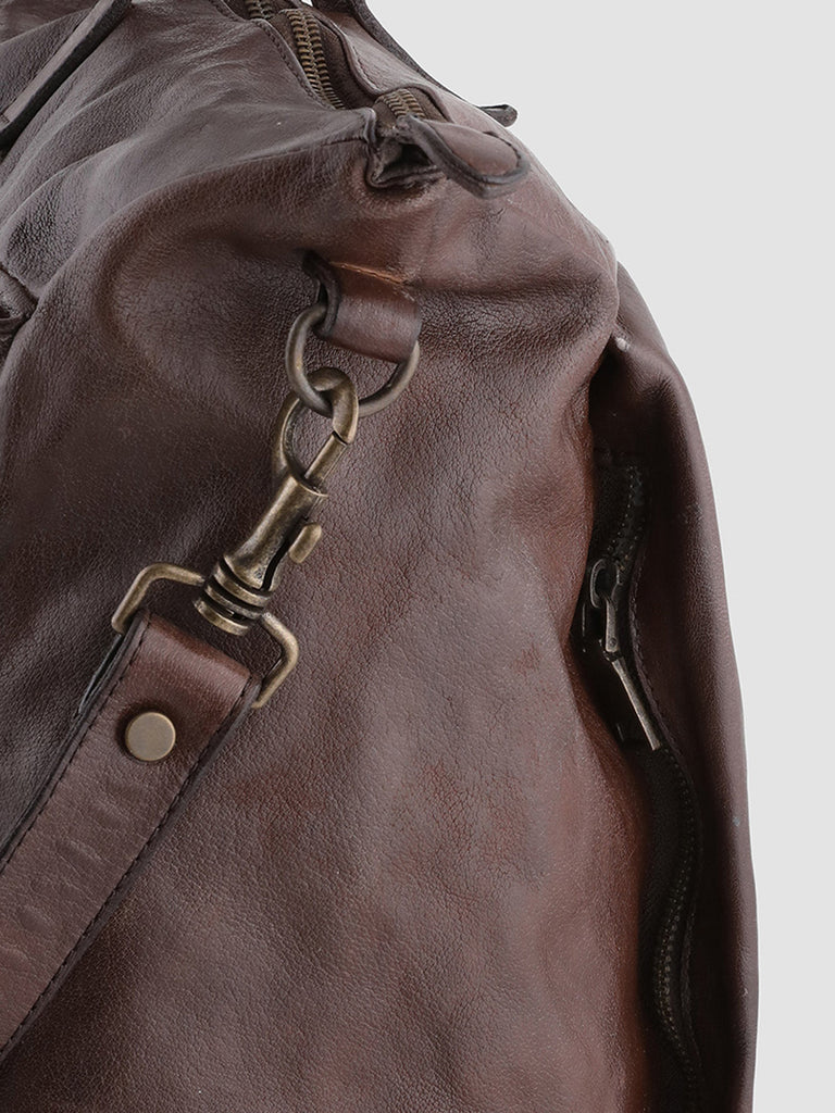 HELMET 26 - Brown Leather Tote Bag