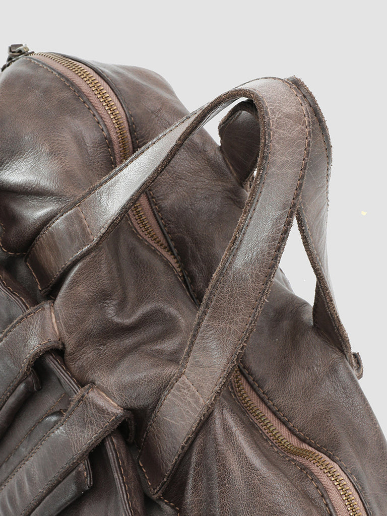 HELMET 28 - Taupe Leather Backpack  Officine Creative - 2