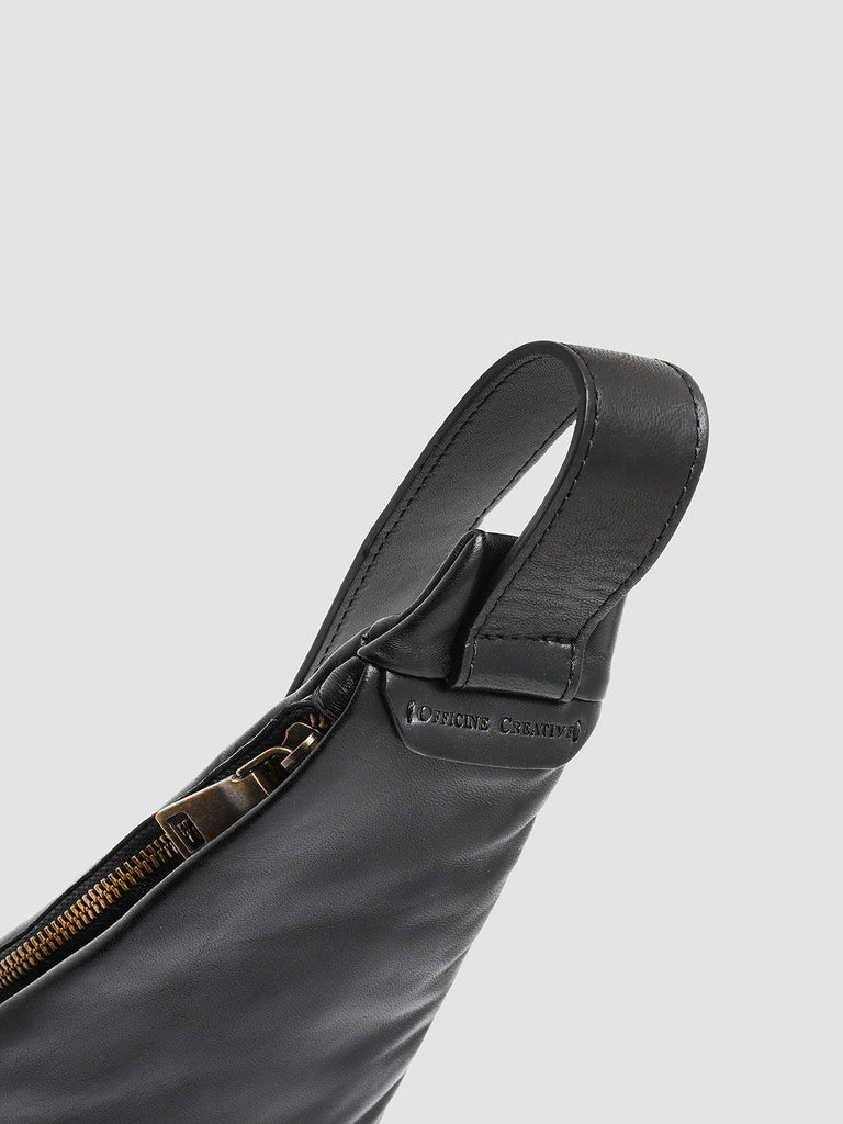 HELMET 35 - Black Leather Backpack