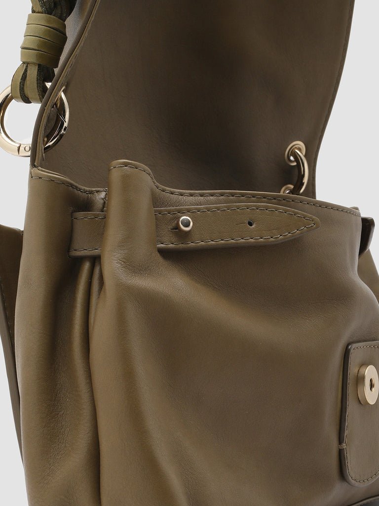 NOLITA WOVEN 212 - Green Nappa Leather Shoulder Bag