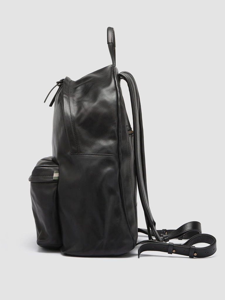 OC PACK - Black Leather Backpack  Officine Creative - 5