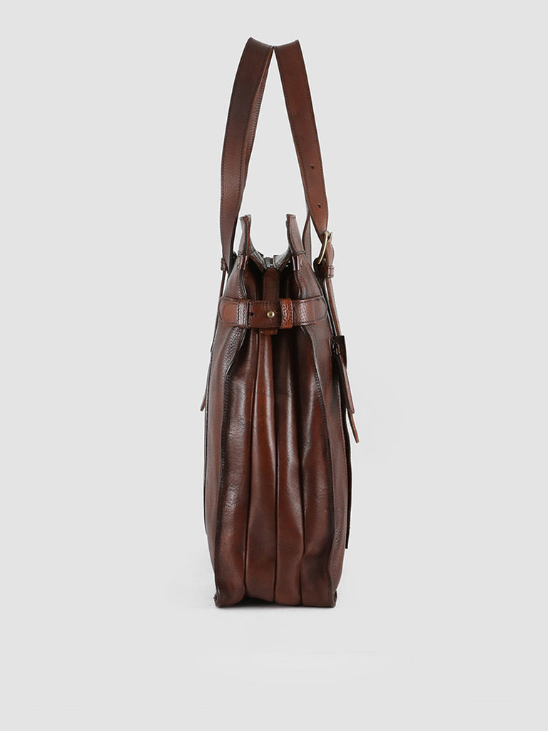 RARE 23 - Brown Leather Handbag  Officine Creative - 4