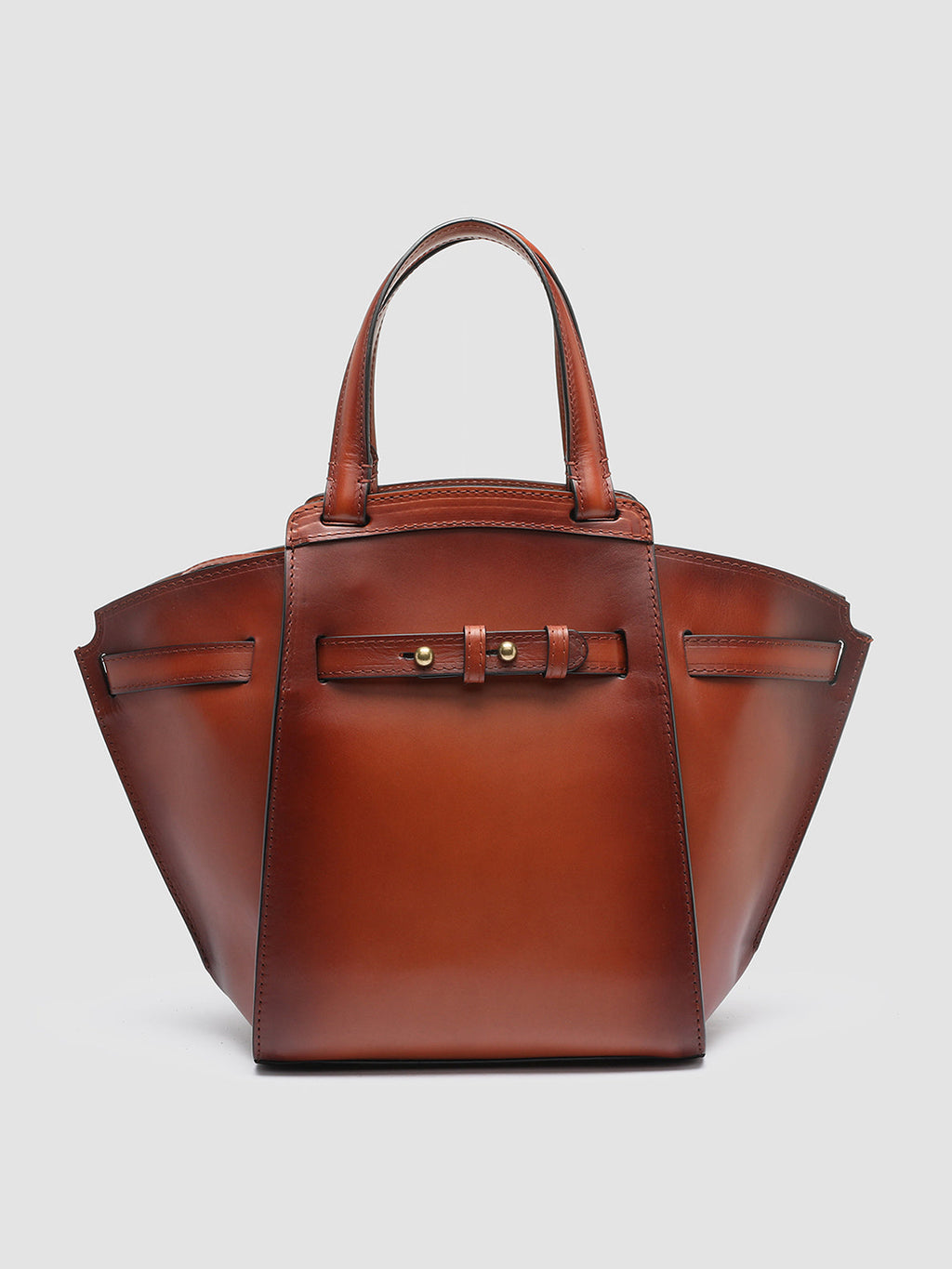 SADDLE 07 - Brown Leather Tote Bag  Officine Creative - 1