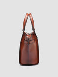 SADDLE 07 - Brown Leather Tote Bag  Officine Creative - 4