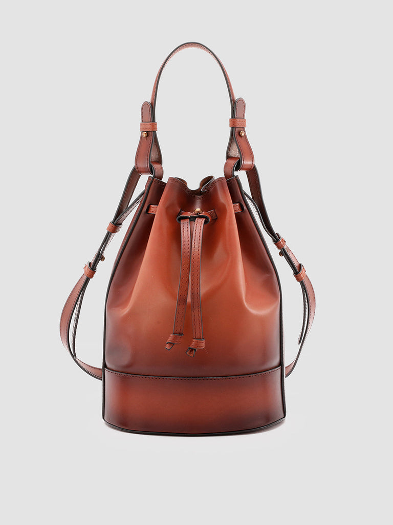 Women's Taupe Leather Hobo Bag: SADDLE 014 – Officine Creative EU