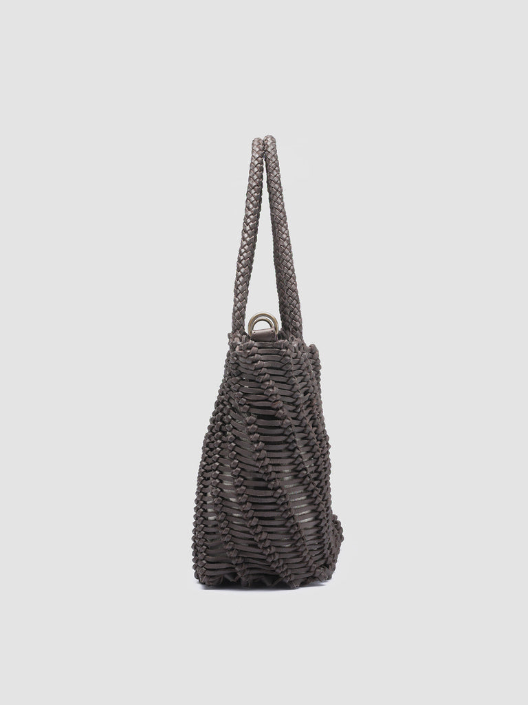 SUSAN 01 Spiral - Brown Leather tote bag  Officine Creative - 3