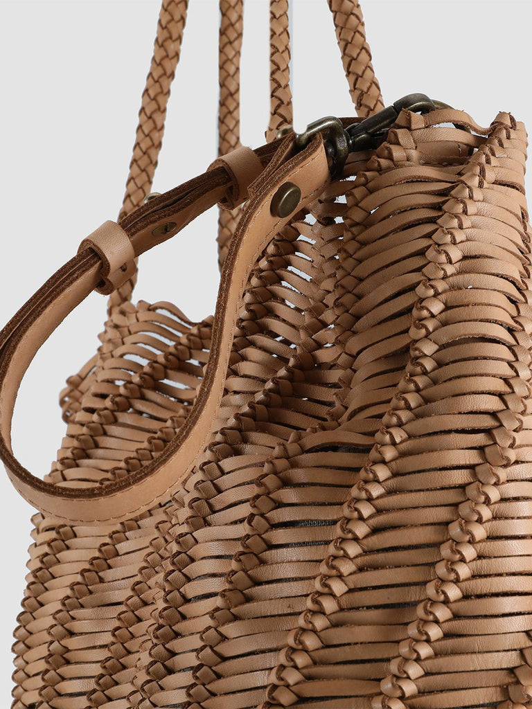 SUSAN 03 - Brown Leather tote bag