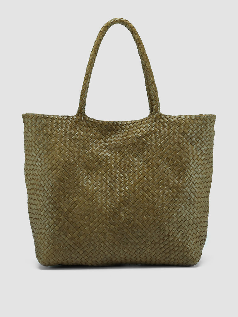 OC CLASS 35 - Green Leather tote bag  Officine Creative - 1