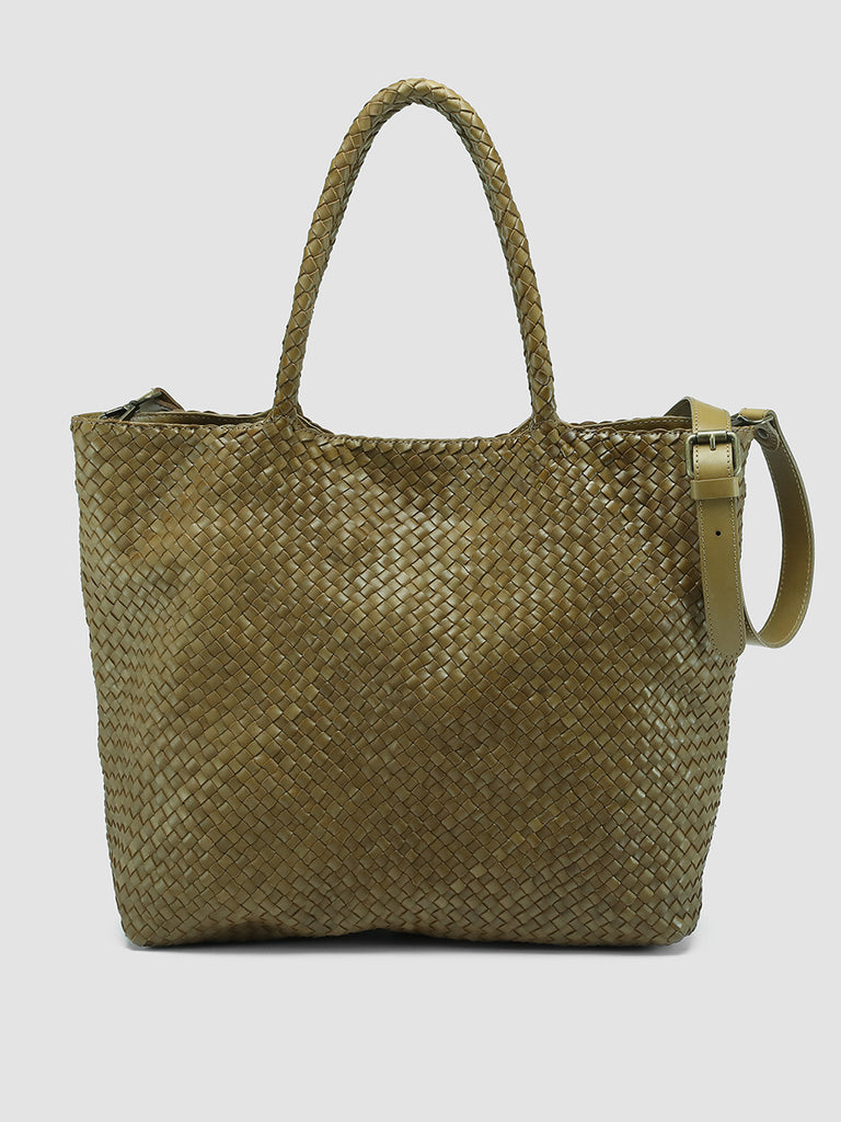 OC CLASS 35 - Green Leather tote bag  Officine Creative - 4