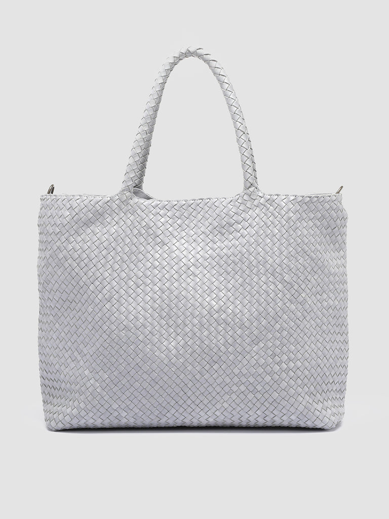 Women's Grey Leather Tote Bag: OC CLASS 35 – Officine Creative EU