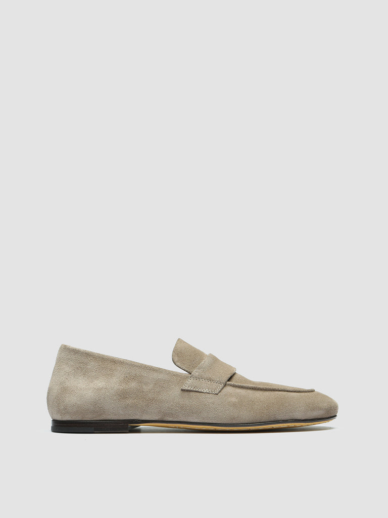 BLAIR 001 - Taupe Suede Loafers