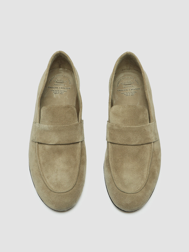 BLAIR 001 - Taupe Suede Loafers