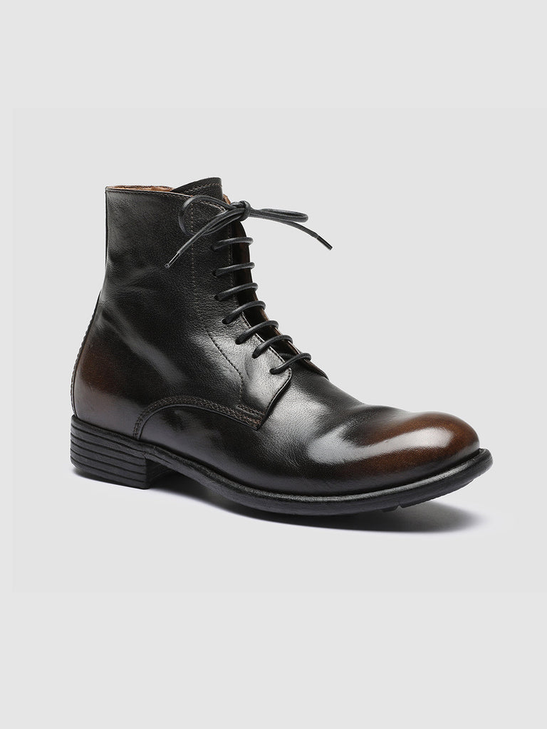 CALIXTE 002 - Black Zipped Leather Boots Women Officine Creative - 3