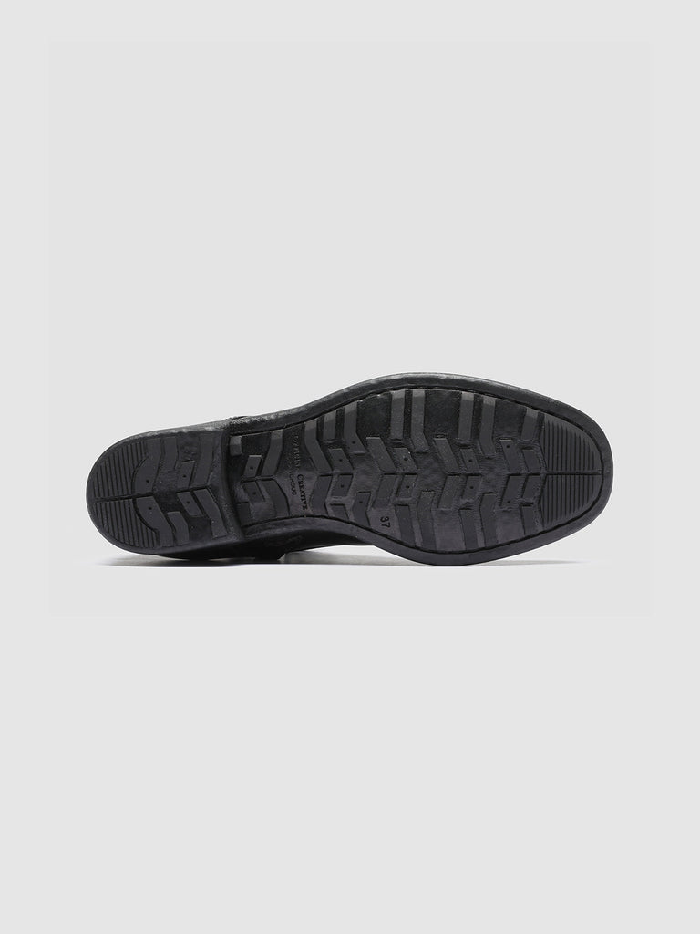 CALIXTE 002 - Black Zipped Leather Boots Women Officine Creative - 5
