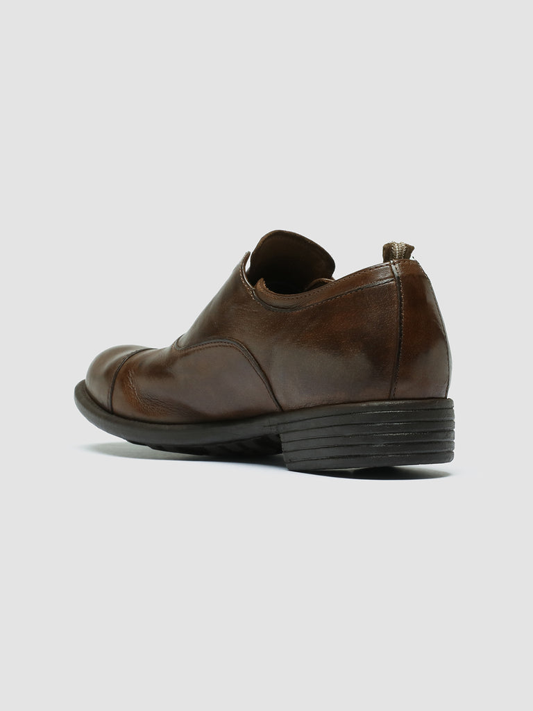 CALIXTE 003 - Brown Leather Oxford Shoes women Officine Creative - 4
