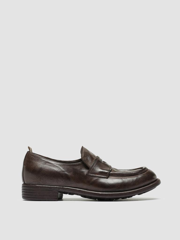 CALIXTE 020 - Burgundy Leather Mocs Loafers