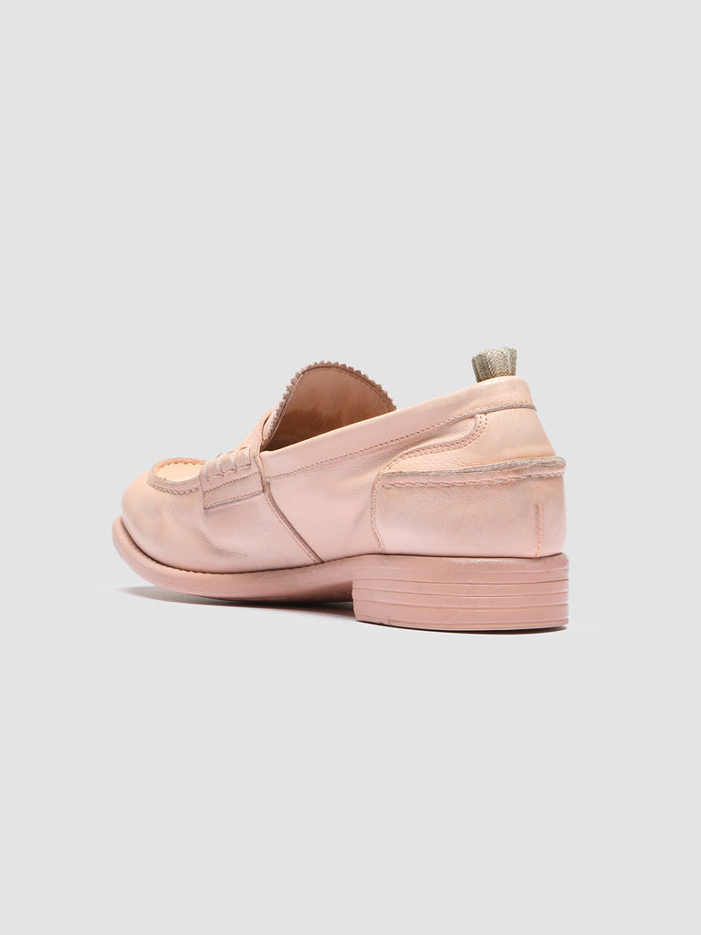 CALIXTE 042 - Rose Leather Penny Loafers  Women Officine Creative - 4