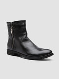 LEXIKON 097 - Black Leather Booties Women Officine Creative - 3