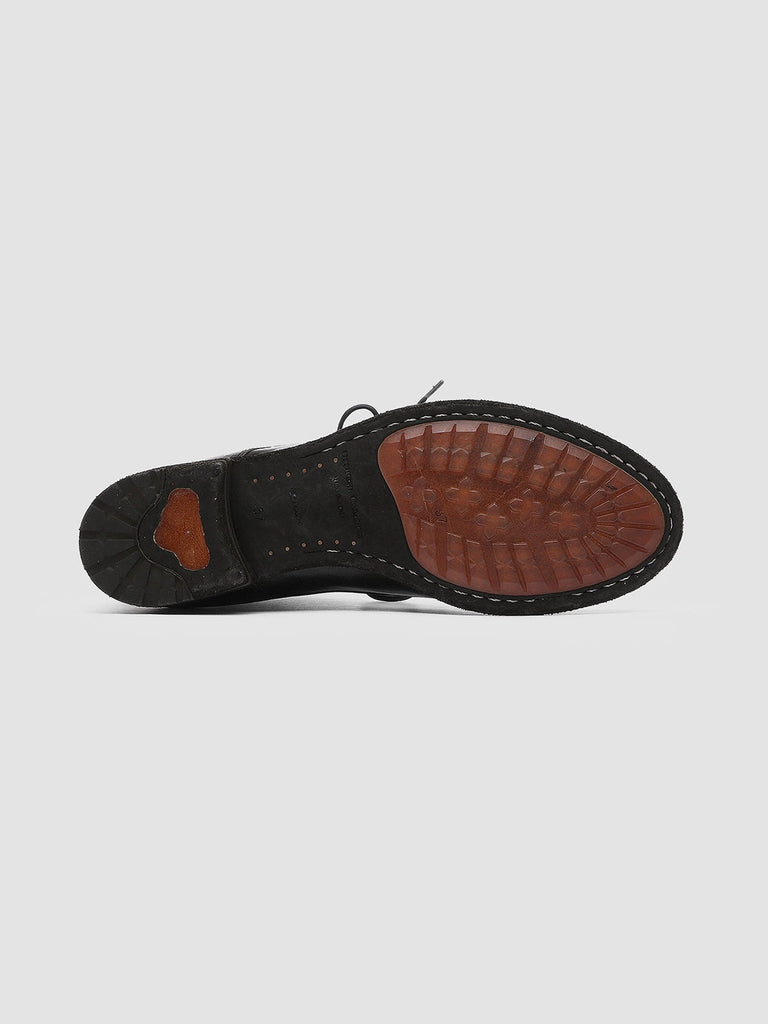 LEXIKON 123 - Black Zipped Leather Ankle Boots Women Officine Creative - 5