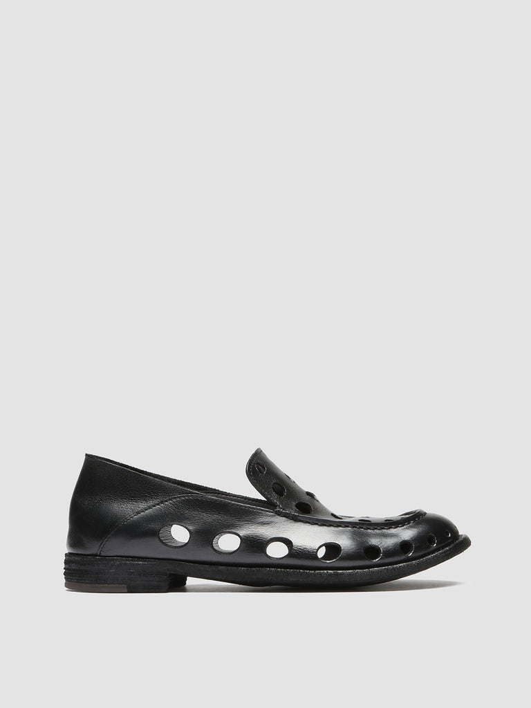 LEXIKON 542 - Black Leather Loafers