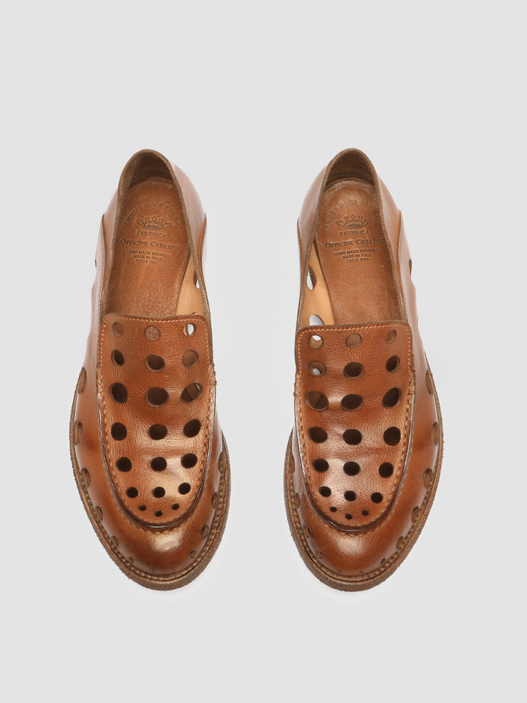 LEXIKON 542 - Brown Leather Loafers