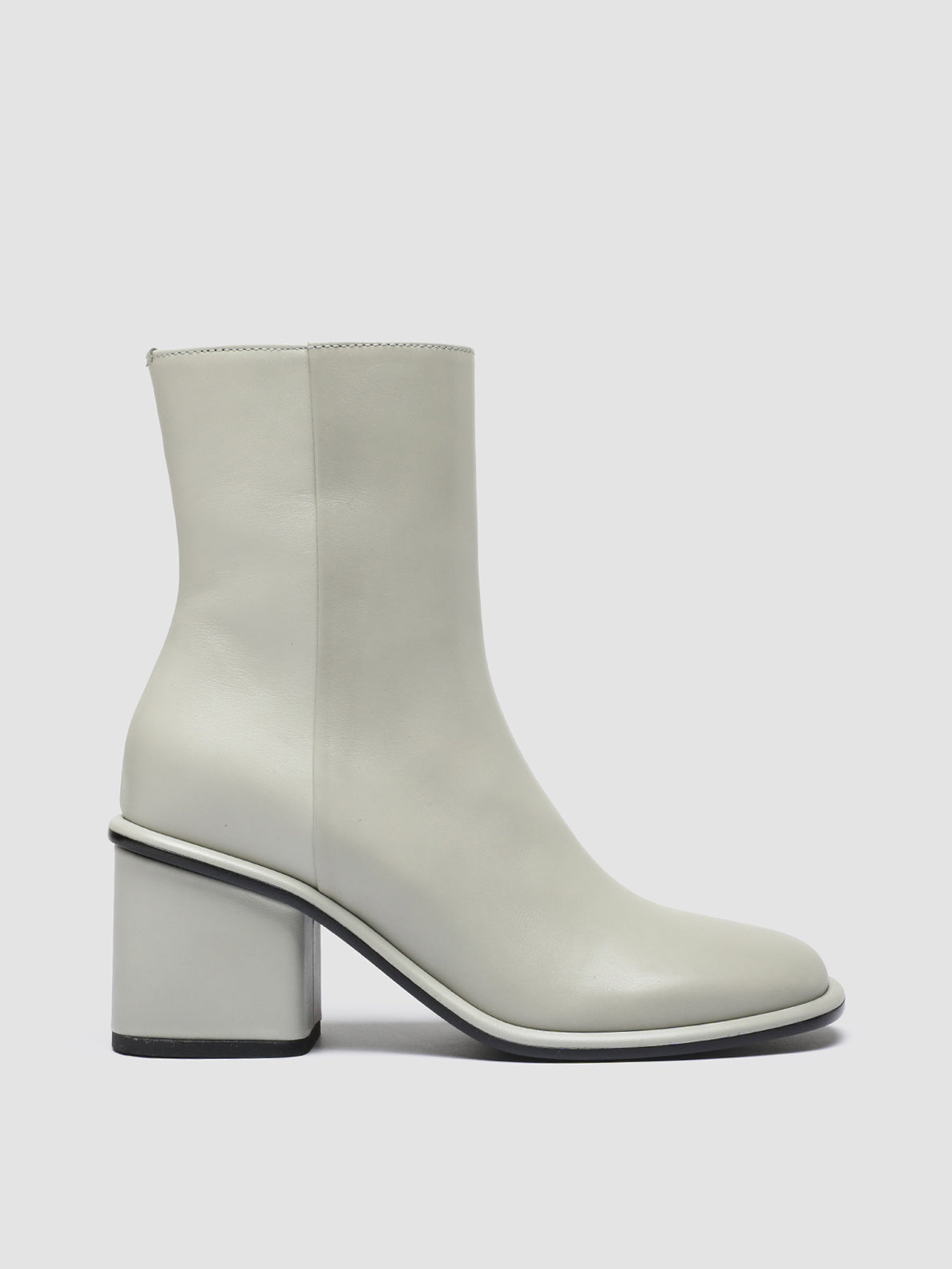 Women's Grey Leather Boots MACY 001 – Officine Creative EU