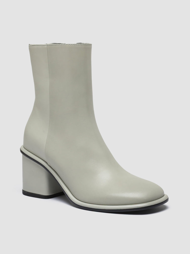 MACY 001 - Grey Leather Zip Boots women Officine Creative - 3