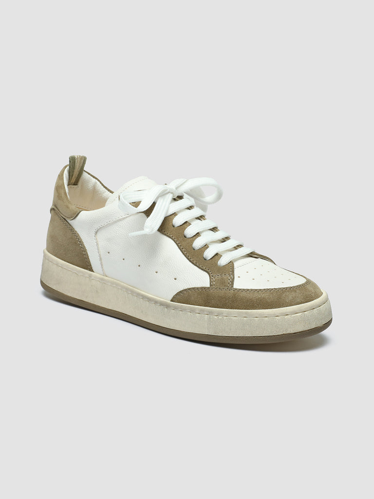 MAGIC 101 - White Leather and Suede Low Top Sneakers women Officine Creative - 3