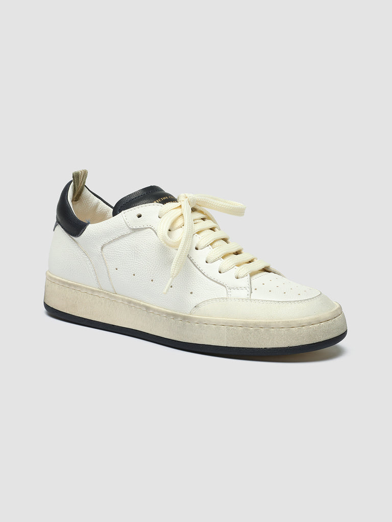 MAGIC 101 - White Leather Low Top Sneakers women Officine Creative - 3
