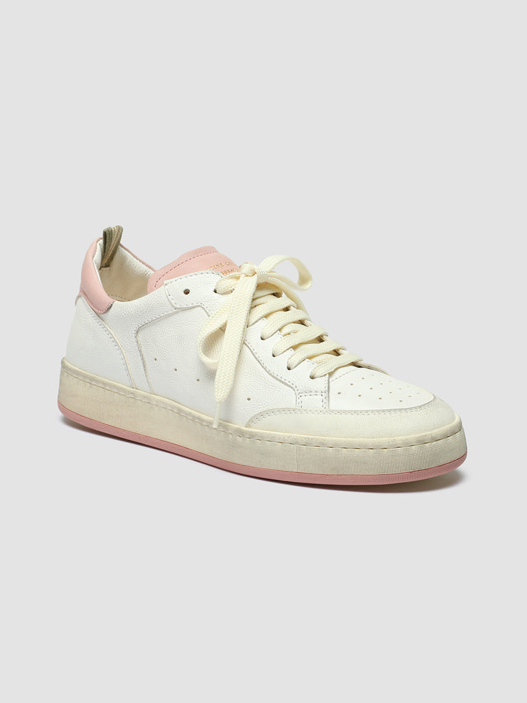 MAGIC 101 - White Leather Low Top Sneakers women Officine Creative - 3