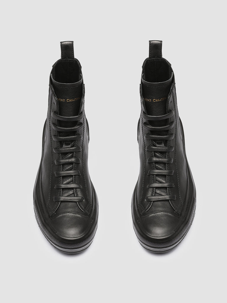 MES 103 - Black Leather Sneakers