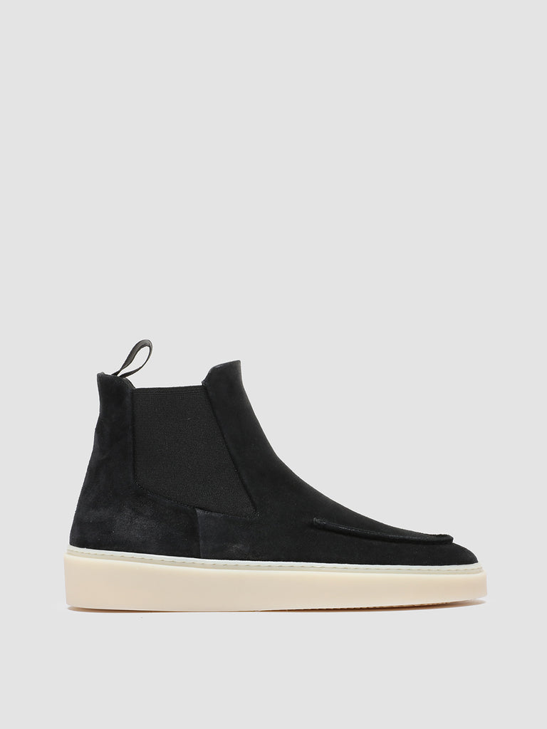 MUSKRAT 109 - Black Suede Chelsea Sneakers