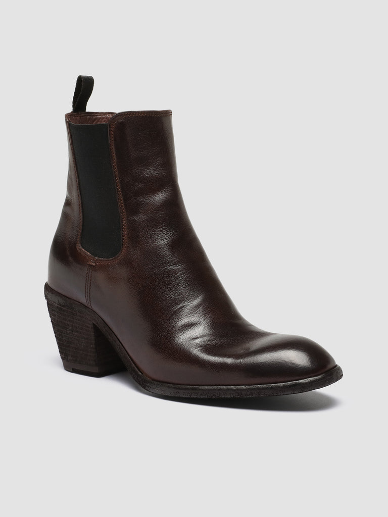 SYDNE 001 - Brown Leather Chelsea Boots women Officine Creative - 3