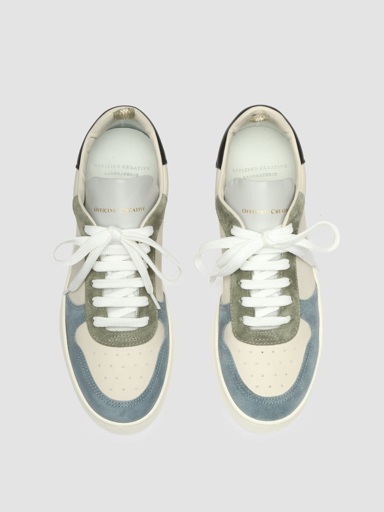 MOWER 110 - White Leather and Suede Low Top Sneakers women Officine Creative - 2