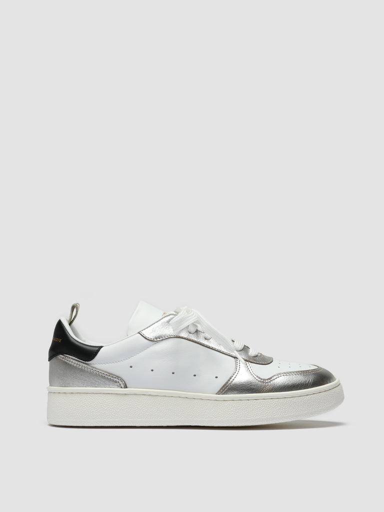 MOWER 110 - White Leather Low Top Sneakers