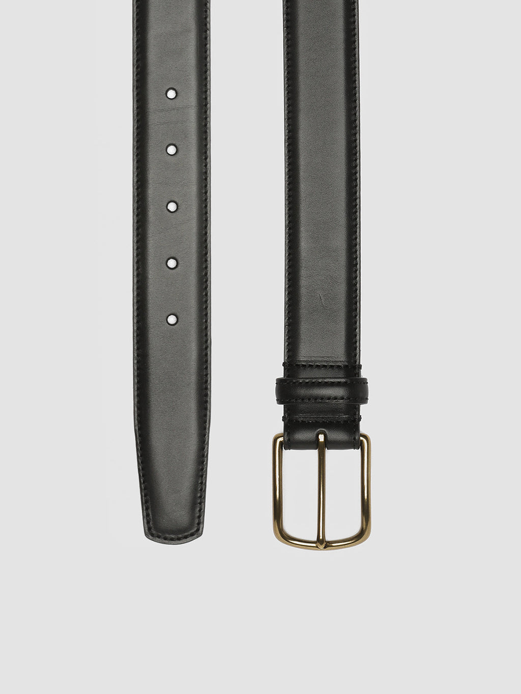 OC STRIP 04 - Black Leather belt  Officine Creative - 2