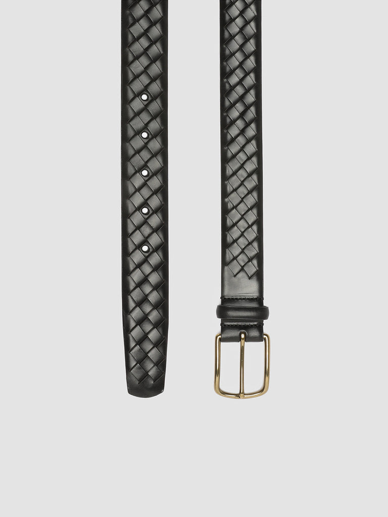 OC STRIP 28 - Black Leather belt  Officine Creative - 2
