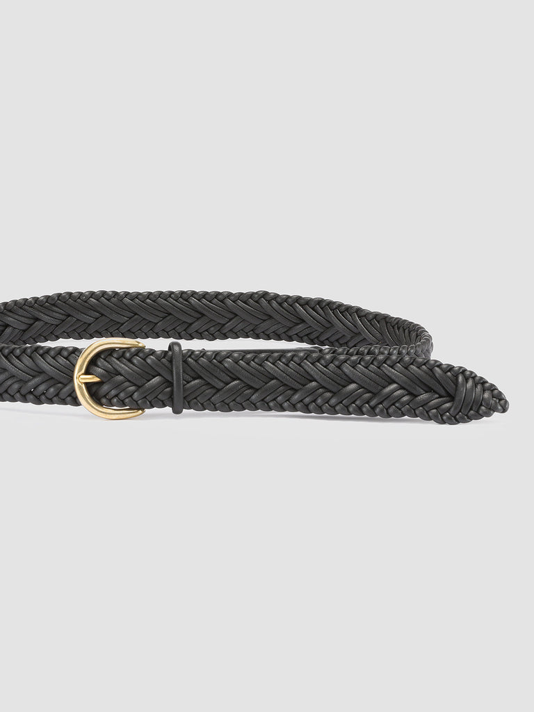 OC STRIP 36 - Black Leather belt  Officine Creative - 4