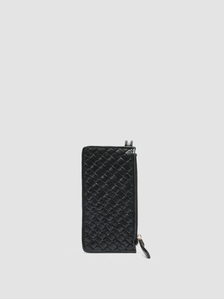 JULIET 103 - Black Leather Card Holder  Officine Creative - 1