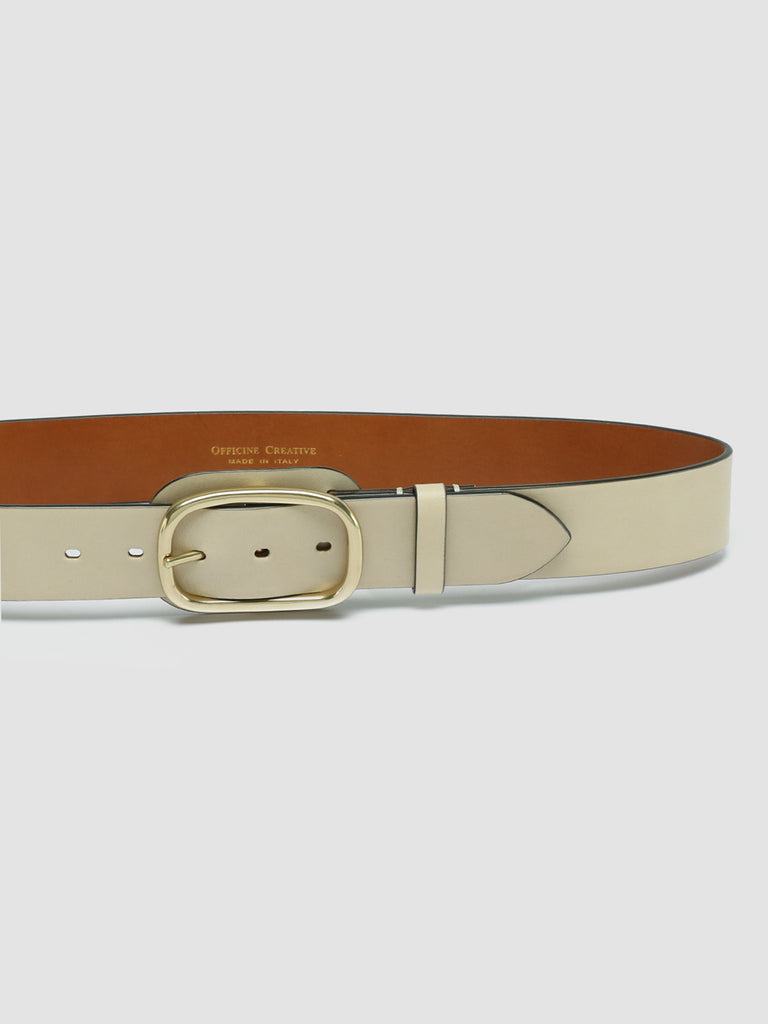 OC STRIP 058 - Ivory Leather belt  Officine Creative - 4