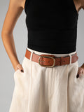 OC STRIP 058 - Ivory Leather belt  Officine Creative - 5