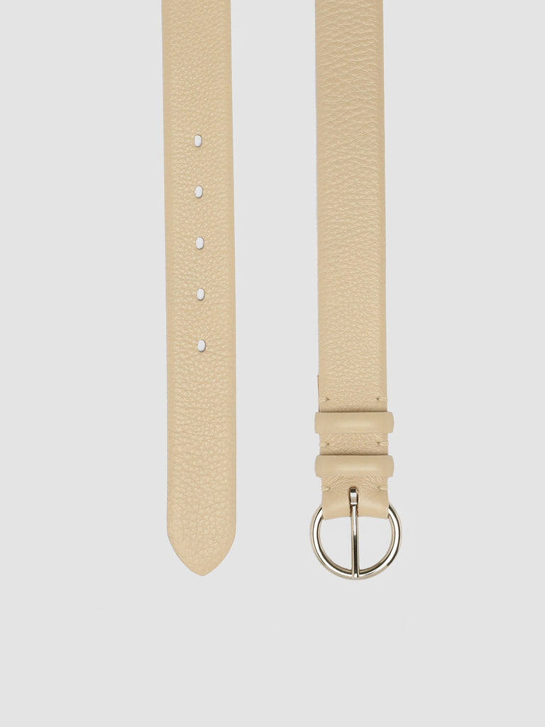 OC STRIP 065 - Ivory Leather Belt