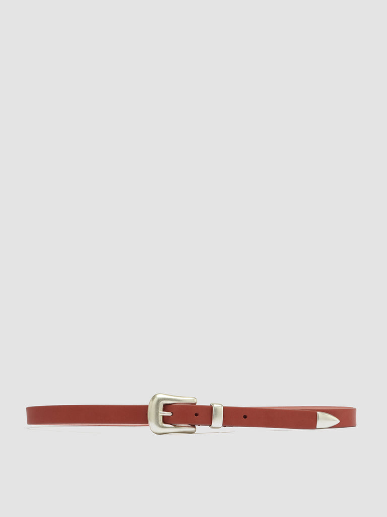 OC STRIP 066 - Red Nappa Leather Belt