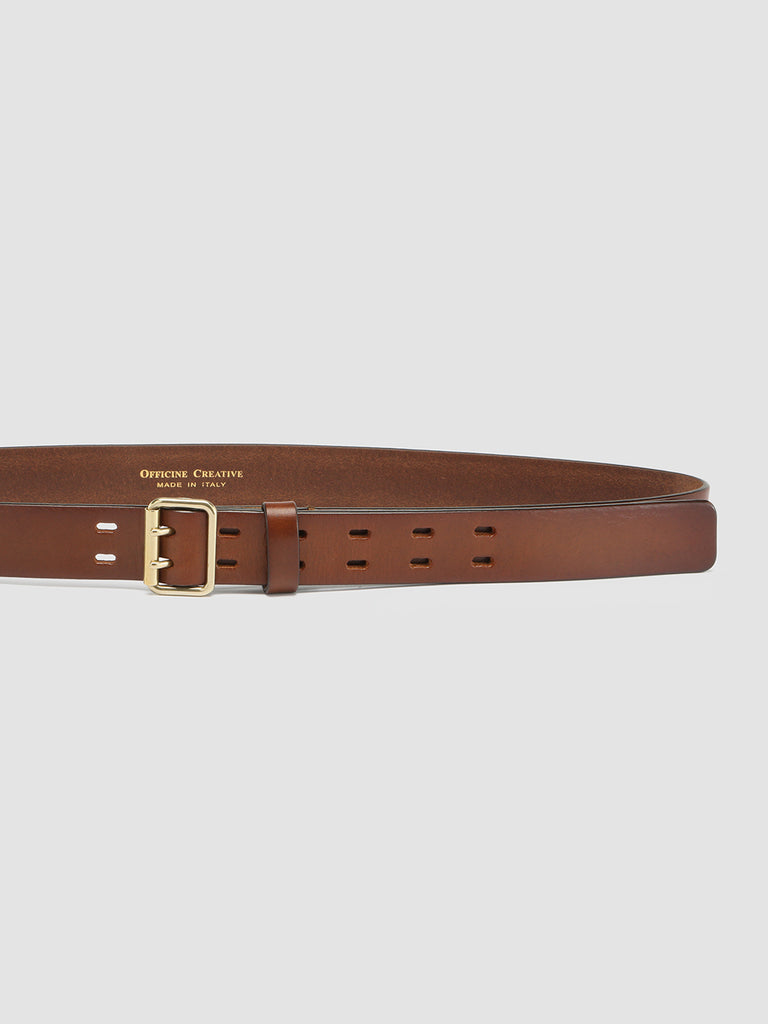 OC STRIP 051 - Brown Leather Belt  Officine Creative - 4