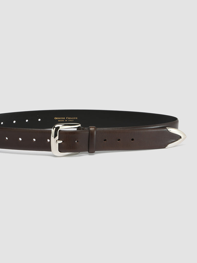 OC STRIP 052 - Brown Leather Belt  Officine Creative - 4