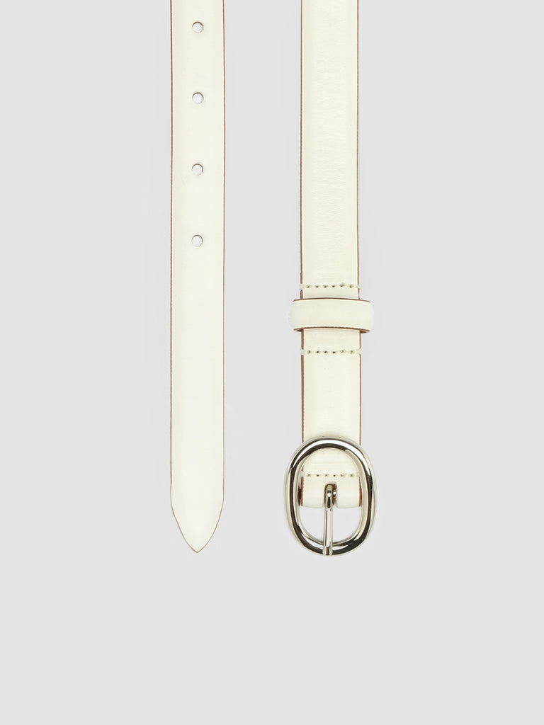 OC STRIP 56 - White Leather Belt  Officine Creative - 2